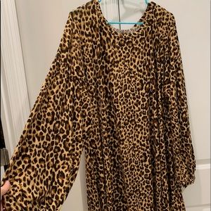 Leopard/cheetah print dress